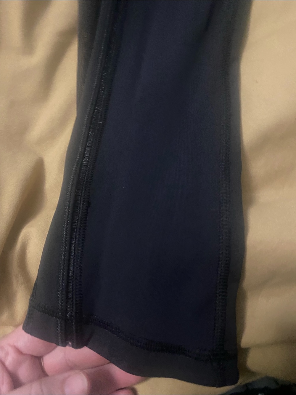 Lululemon Black mesh Detail Leggings